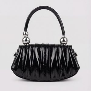 Borsa intrecciata - NERO