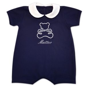 Pagliaccetto Personalizzato Neonato con Orsetto