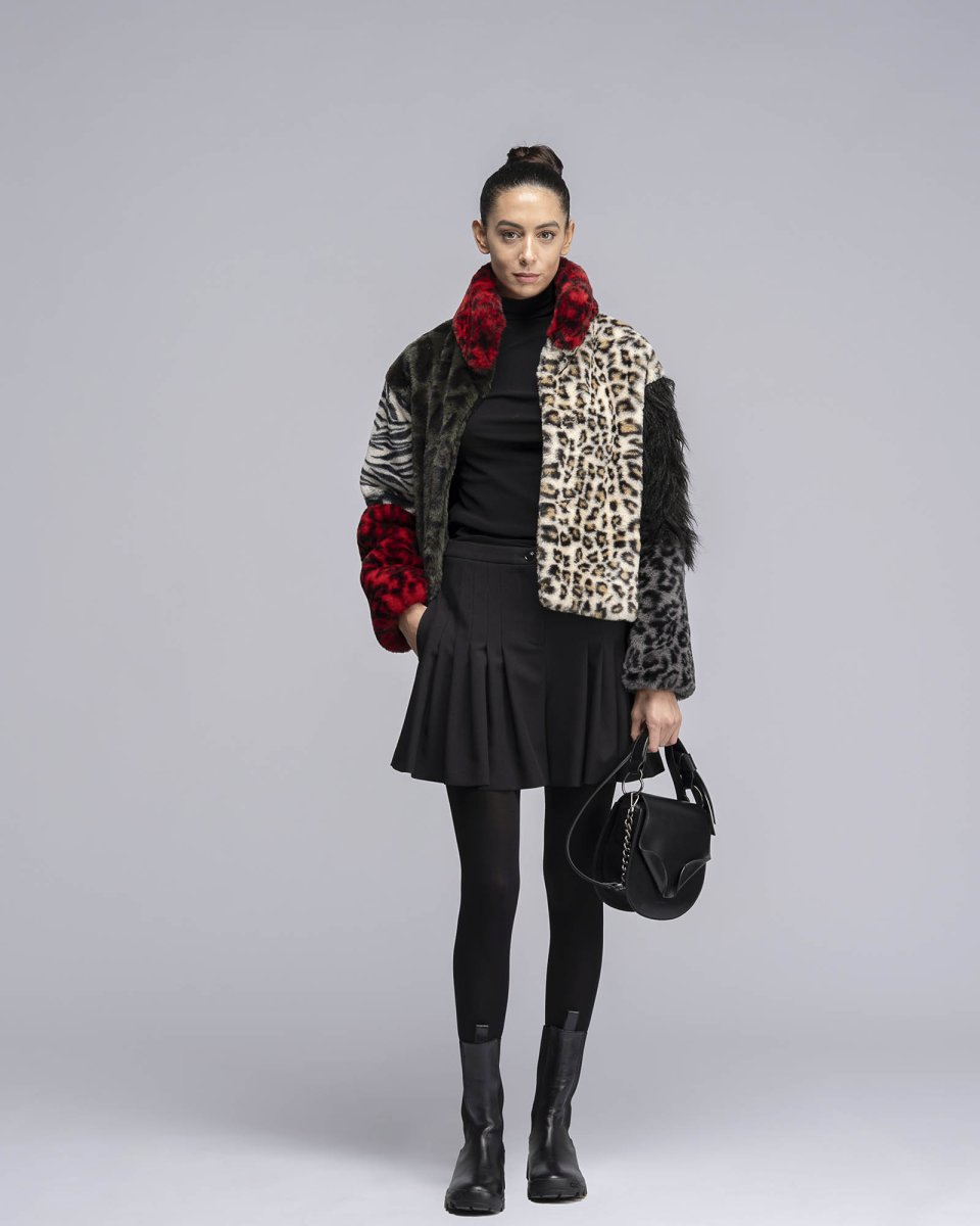 Giacca corta animalier - immagine 7