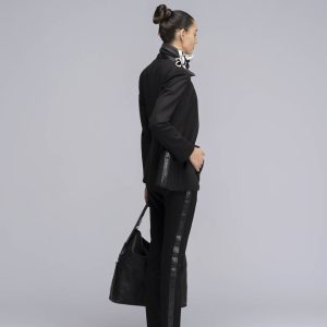Pantalone Punto con Nastro Logato