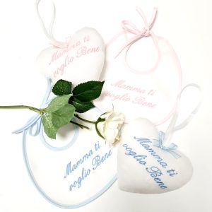 Bavaglino in Piquet “Mamma Ti Voglio Bene”